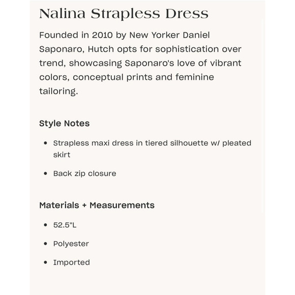 Hutch Strapless Floral Tiered Tulle Maxi Dress Nalina Wine Size 10 Runs Big - Picture 7 of 12